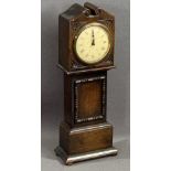 MODEL LONGCASE CLOCK - labelled 'X.L', 48cms H