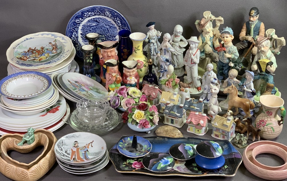 SYLVAC - Toby jugs, assorted figurines, collector's plates, a large assortment of ornamental china