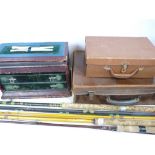 FISHING INTEREST - rods by Beechcroft, Craddock, ETC. Also, gentlemen's suitcases and a vintage