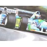 GAVIN MACLEOD limited edition (195/425) print 1994 - titled 'Michael Schumacher - Down to the Wire',