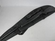 STOEGER .22 CALIBRE AIR RIFLE IN BLACK - with associated 3-9 x 40 AO sights, as new with black