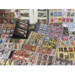 COLLECTOR'S CARDS/GAME CARDS - large mixed quantity in seventeen various sleeved folders along