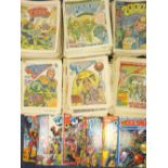 VINTAGE COMICS - '2000 AD' circa 1970s/80s, approximately three hundred and fifty issues along