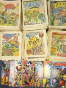 VINTAGE COMICS - '2000 AD' circa 1970s/80s, approximately three hundred and fifty issues along