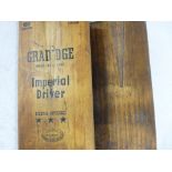 CRICKET BATS (2) - Early 20th Century, one Gradidge Imperial driver Extra Special 3 Star and