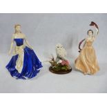 BOXED ROYAL DOULTON PRETTY LADIES 'Olivia' HN5114, Royal Grafton 'Emma' 332, hand painted by K