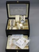 GENT'S WATCHES (3) - a Citizen oblong dial wristwatch with expanding bracelet, LIP circular dial