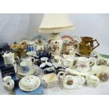 MASONS MANDARIN, GAUDY WELSH, RIBBON PLATES and other collectable china and teaware (in three