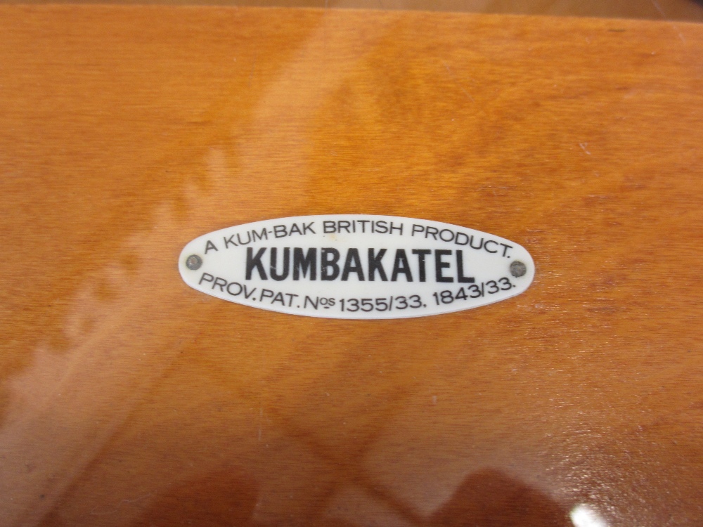 KUMBAKATEL VINTAGE PINBALL MACHINE on wooden stand, 89.5cms H maximum, 43cms W, 80.5cms L not - Image 5 of 5