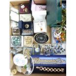 VINTAGE & LATER COSTUME JEWELLERY, collectable scent bottles, Masonic badges, ETC to include