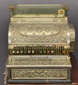 CIRCA 1900 NATIONAL CASH REGISTER, model 36, no. 248347, highly detailed in a chrome/plated