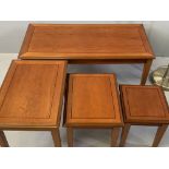 FURNITURE ASSORTMENT - to include modern nest of three tables, matching Long John coffee table,