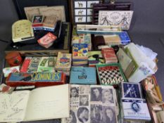 VINTAGE CARD GAMES, collector's cards and a large assortment of similar items