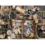 OLD RADIO & TV VALVES - a very large quantity and associated items