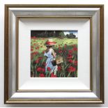 SHERREE VALENTINE DAINES hand embellished limited edition (55/195) giclee print on canvas - entitled