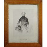JOHN ALFRED VINTNER lithograph - portrait of Brigadier-General Thomas Fox Strangways RA, printed