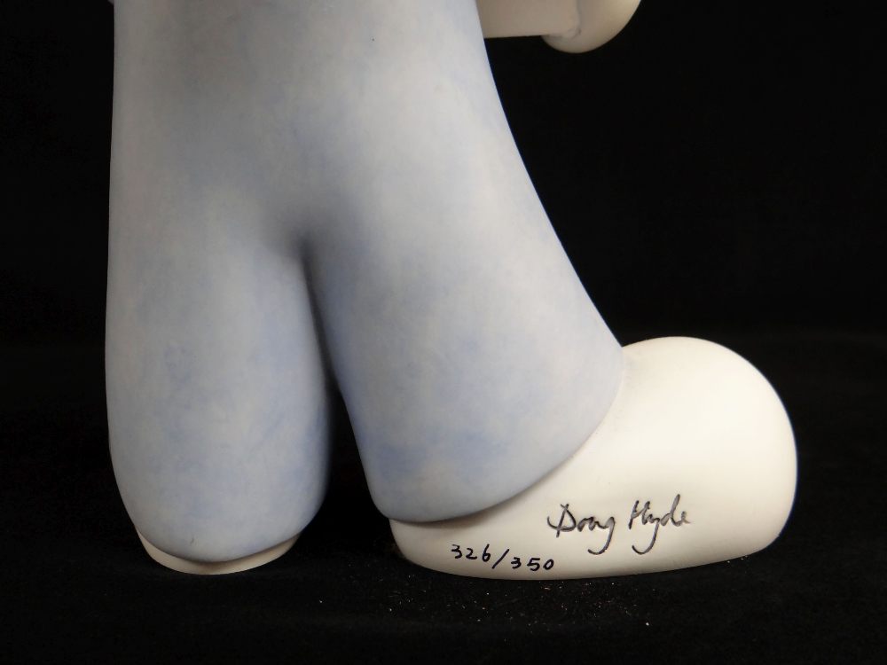 DOUG HYDE limited edition (326/250) cold cast sculpture - 'The Gift', a figure holding a parcel, - Image 3 of 10