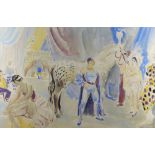 D. M. MOORE watercolour - Circus Horse, homage to Dame Laura Knight, signed and dated 1946 in