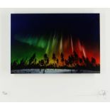 RICHARD ROWAN limited edition (75/295) giclee on glass - 'Nature Awakens', entitled verso, signed
