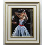 SHERREE VALENTINE DAINES hand embellished limited edition (18/49) giclee print canvas - 'Between