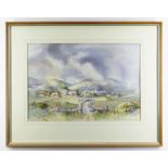 G. WYN DAVIES watercolour - Cwm Pennant, signed and dated 1990, 30 x 44cms Please note that this lot