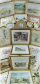 ASSORTED WATERCOLOURS & PRINTS including Russell Flint colour prints and two Gordon King colour