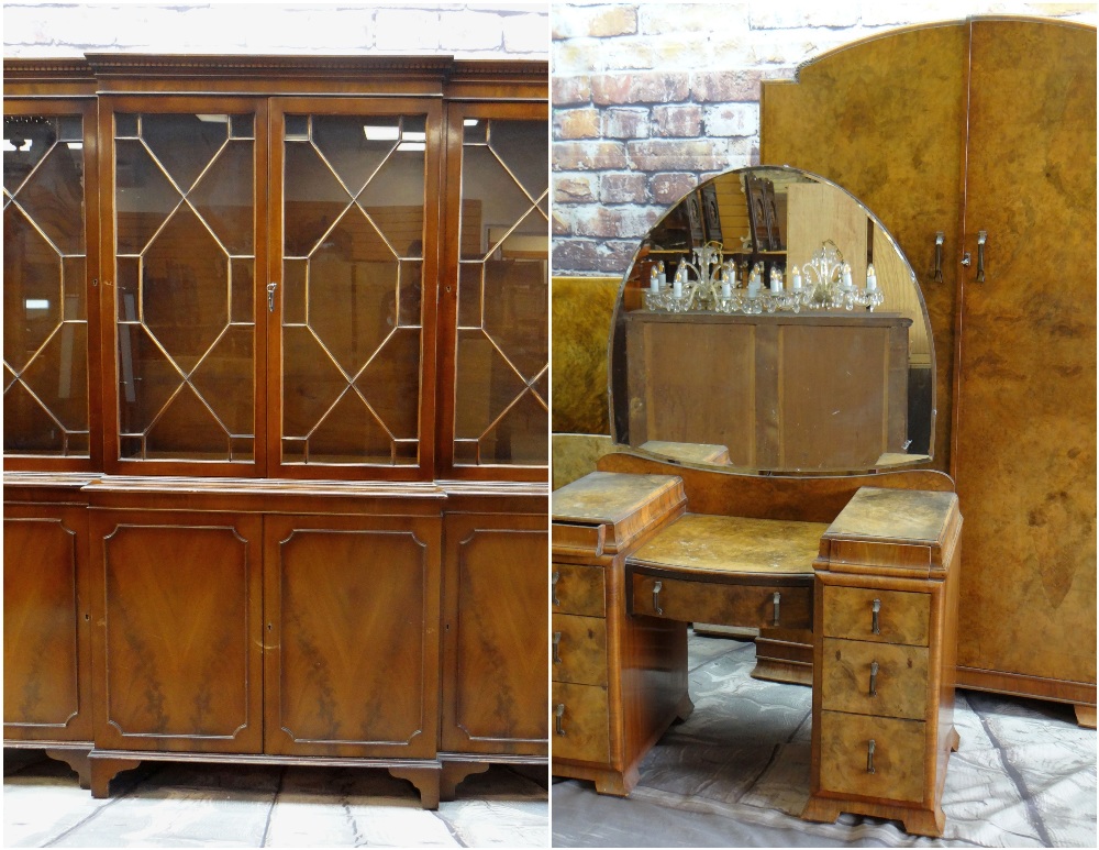 ASSORTED FURNITURE SOLD TO BENEFIT OUR CHARITY 'KIDNEY WALES': including Georgian-style mahogany - Image 2 of 14