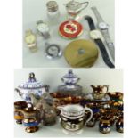 ASSORTED FASHION WRISTWATCHES, COMPACTS & SILVER, various marques including Seiko, Sportsmatic,