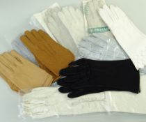 COLLECTION VINTAGE LADIES KID GLOVES, all in pairs including elbow length evening pair with button