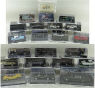 JAMES BOND DIECAST CAR COLLECTION by G.E. Fabbri / Universal Hobbies, including Casino Royale x 4,