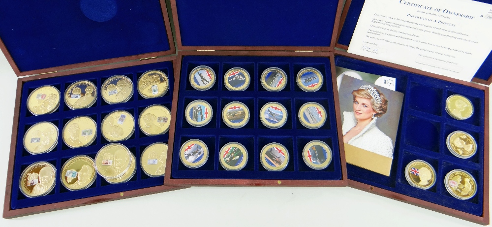 QUANTITY OF COMMEMORATIVE CASED COLLECTIONS comprising some complete and part sets (see images) - Image 2 of 8
