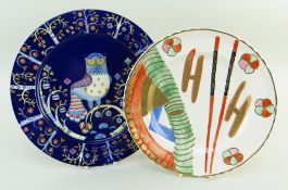 ELIZABETH BLACKADDER FOR ROYAL ACADEMY OF ARTS: 'Chopsticks' Mason's Ironstone plate, from a limited