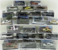 JAMES BOND DIECAST CAR COLLECTION by G.E. Fabbri / Universal Hobbies, including Octopussy x 6,