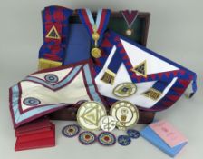 MASONIC MEMORABILIA, including Essex Grand Overseer jewel, Essex Grand Chapter Deputy Sword