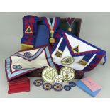 MASONIC MEMORABILIA, including Essex Grand Overseer jewel, Essex Grand Chapter Deputy Sword