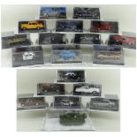 JAMES BOND DIECAST CAR COLLECTION by G.E. Fabbri / Universal Hobbies, including Live and Let Die x