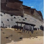 SIR KYFFIN WILLIAMS RA limited edition (72/150) print - Patagonian landscape with grazing horses,