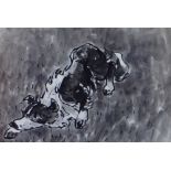 SIR KYFFIN WILLIAMS RA colour limited edition (91/250) print - alert sheepdog, signed in full, 31