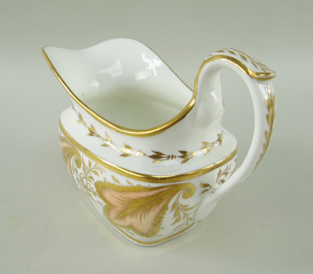 SWANSEA PORCELAIN EMPIRE-STYLE TEA CUP & SAUCER & NON-MATCHING MILK JUG the cup and saucer in - Image 5 of 13