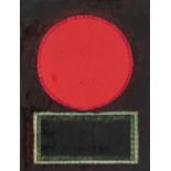 JACK JONES watercolour - abstract with red sun, 27 x 20cms Provenance: please see Lot 278