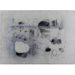 BRENDAN STUART BURNS mixed media - abstract 'Pembrokeshire Beach Drawing', signed and dated 2008, 30