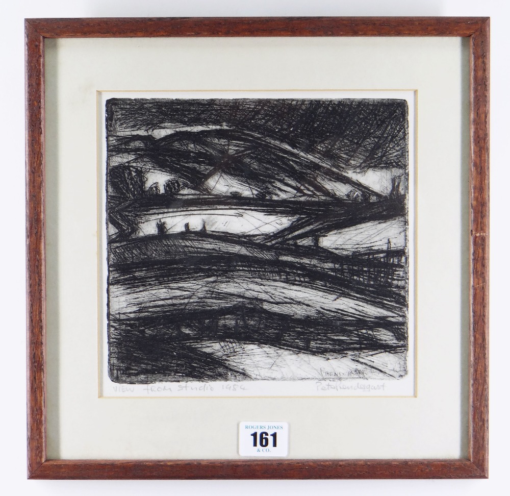 PETER PRENDERGAST etching - title to margin 'View From Studio, 1984', signed, 19 x 19cms Provenance: - Image 2 of 2