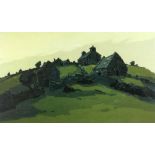 SIR KYFFIN WILLIAMS RA limited edition (64/150) print - 'Hendre Waelod', signed fully in pencil,