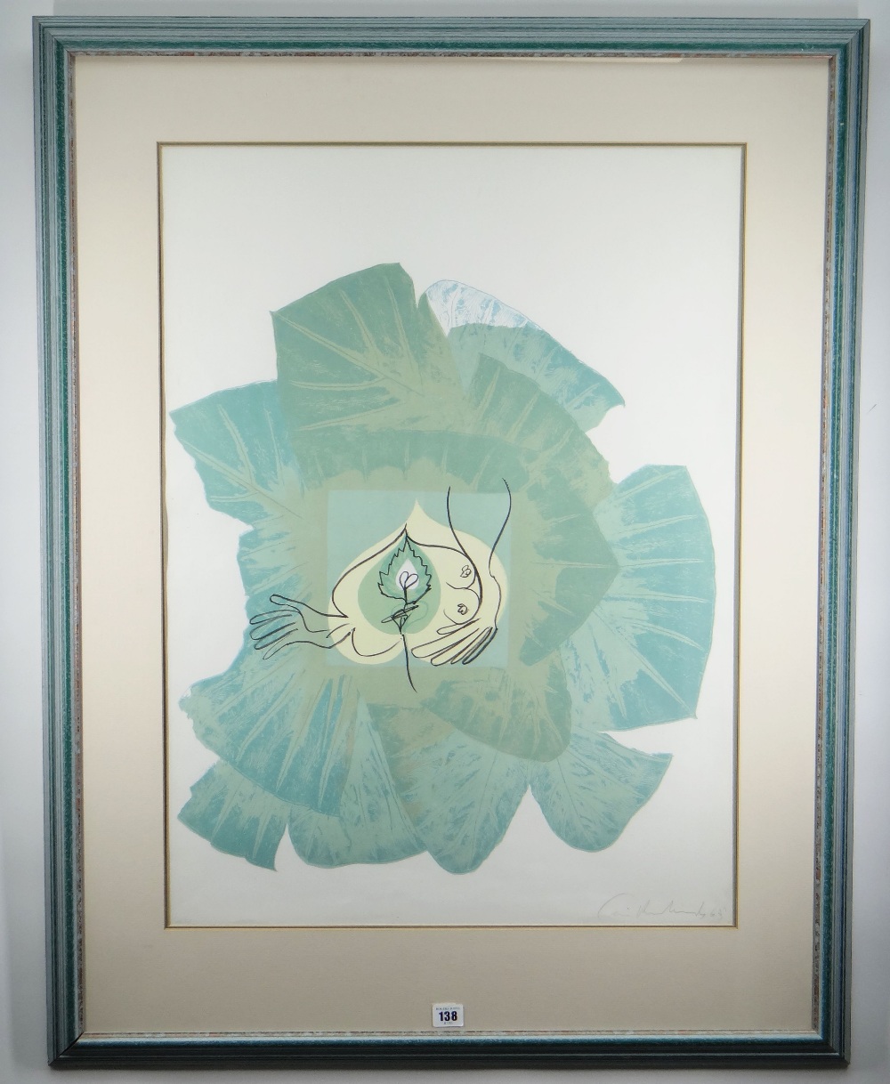 CERI RICHARDS limited edition (25/50) colour lithograph - from the Dylan Thomas Suite, 1965, ' - Image 2 of 2