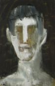 KAREL LEK gouache - head and shoulders portrait, signed, 36 x 22cms Provenance: private