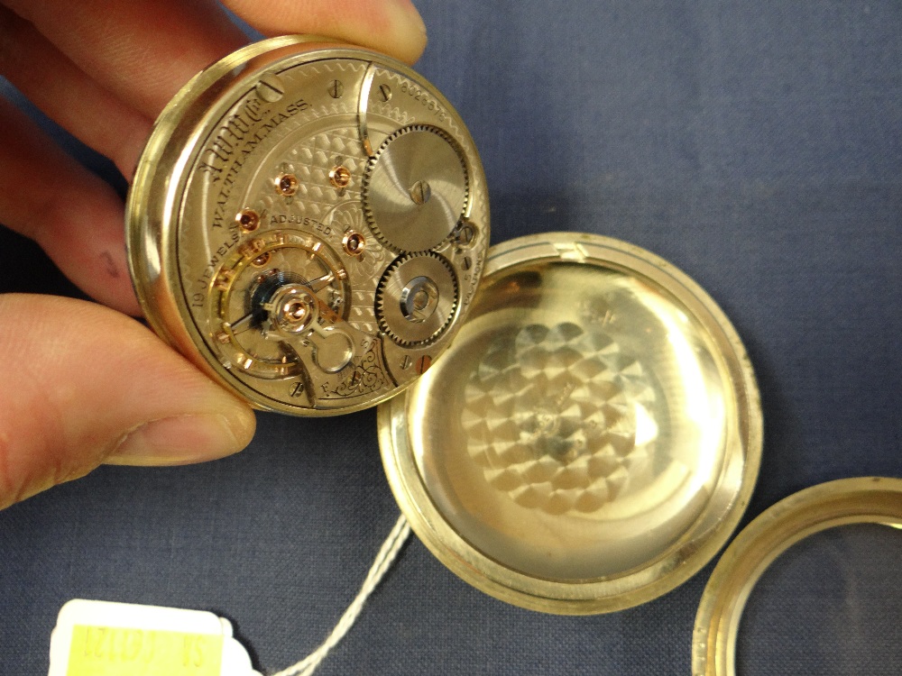 MATCHED PAIR OF FINE WALTHAM SIDEREAL ASTRONOMIC & VANGUARD POCKET WATCHES, early 20th C., the A.W. - Image 12 of 21