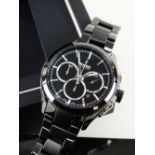 RADO HYPERCHROME CHRONOGRAPH BRACELET WATCH, ref. 01.650.0275.3, c. 2016, no. 13*****2, black dial