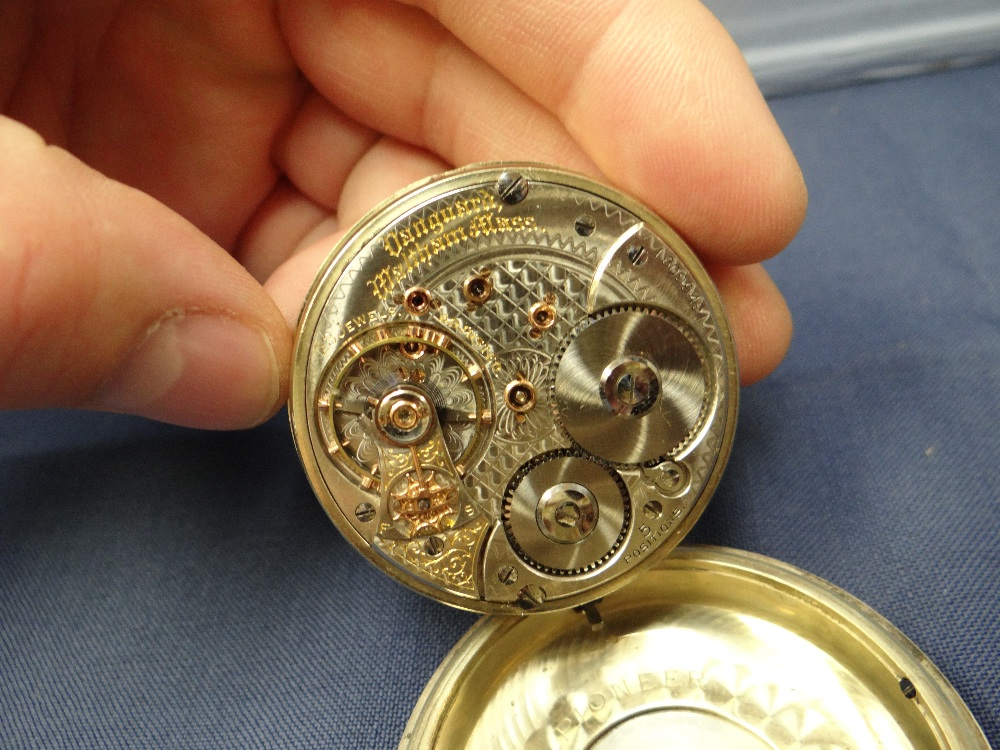 MATCHED PAIR OF FINE WALTHAM SIDEREAL ASTRONOMIC & VANGUARD POCKET WATCHES, early 20th C., the A.W. - Image 19 of 21