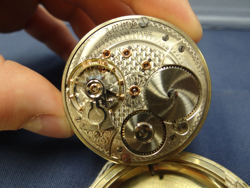 MATCHED PAIR OF FINE WALTHAM SIDEREAL ASTRONOMIC & VANGUARD POCKET WATCHES, early 20th C., the A.W. - Image 13 of 21