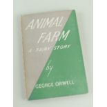 ORWELL (GEORGE) ANIMAL FARM: A FAIRY STORY, FIRST EDITION, publisher's green cloth, spine lettered